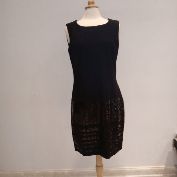 Calvin Klein Dresses & Skirts - Calvin Klein Black Sequined Dress, 14